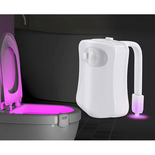 Spotlijster voor de helft kathedraal Aanbieding 8-kleurige WC Lamp met Bewegingssensor| LED verlichting kopen |  3w 5w 7w RGB LED-strip | LED bewegingslamp, niet van Action, maar van XXL  Discounter.