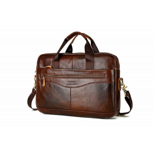 Laptoptas leder top dames