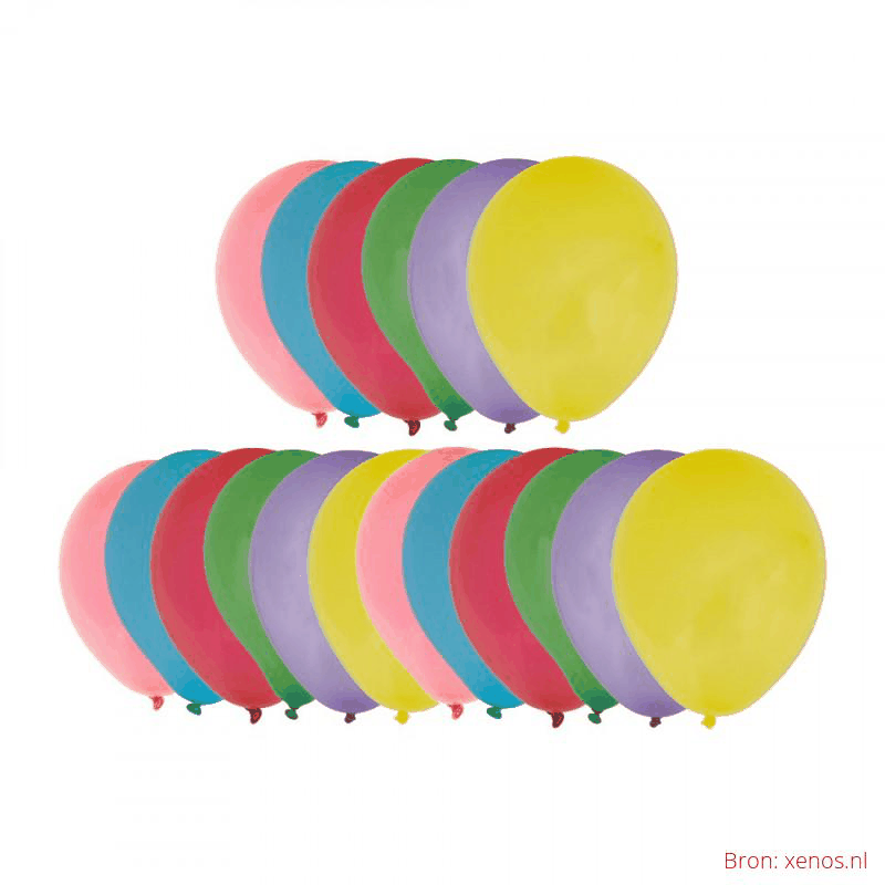 Impressie van ballonnen variant 1
