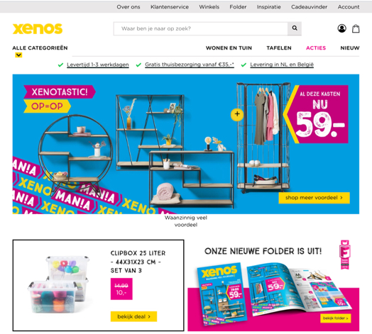 Xenos webshop